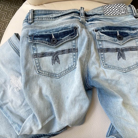 Buffalo 29 David Bitton Panettier Low Rise Stretch Boot Cut Jeans EUC - Picture 4 of 7